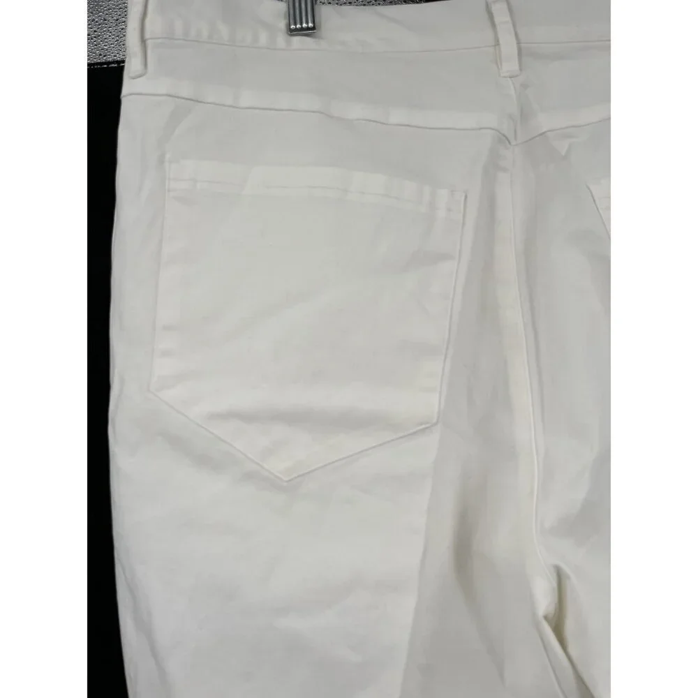 Graham Luxe Mens‎ White Slim Fit Pants 38x30 Golf Pants